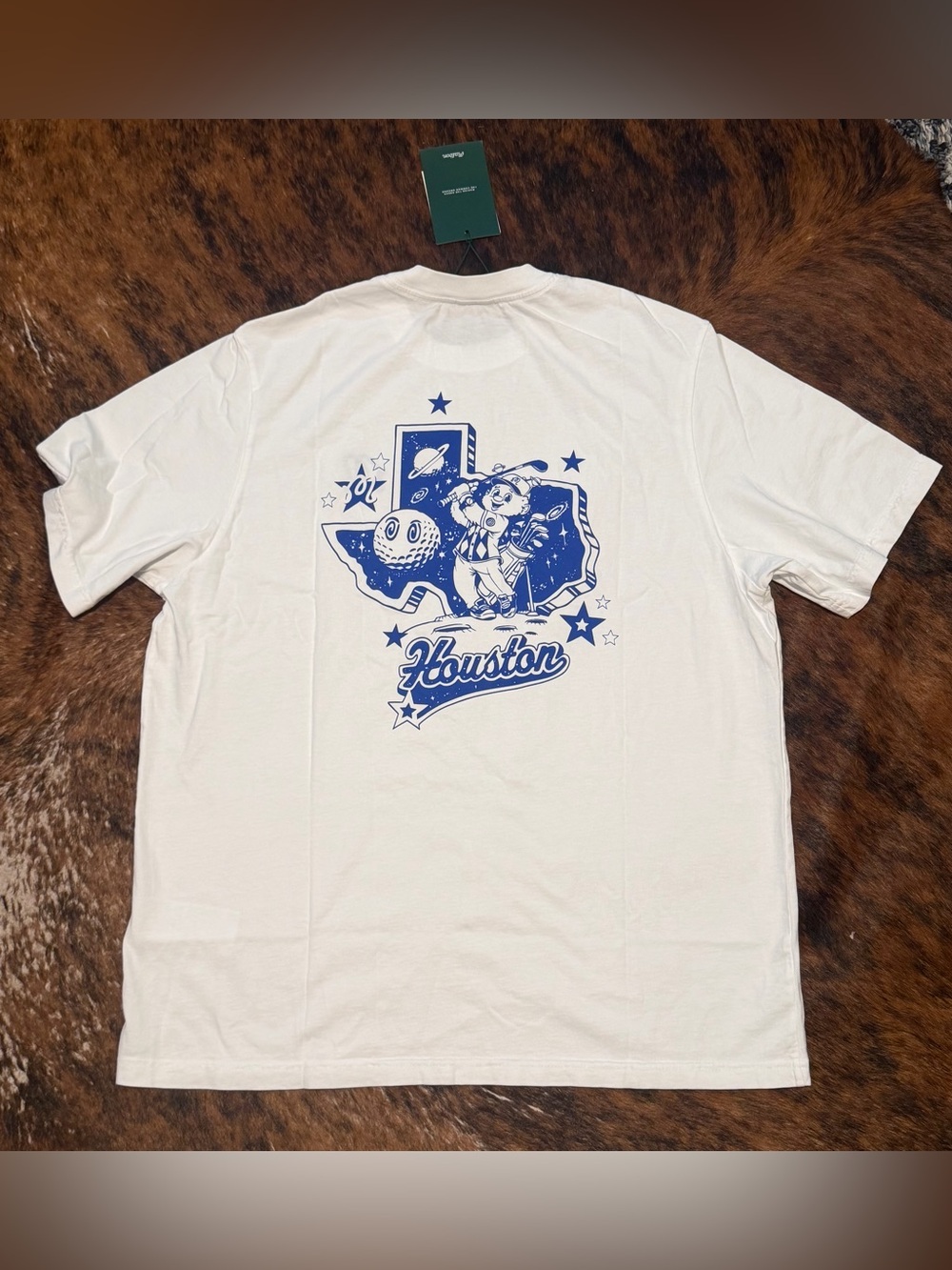 Malbon Golf Houston Bermuda Exclusive T-Shirt White Medium NWT
